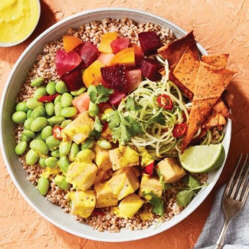 Bulgur & Quinoa Lunch Bowls Recipe