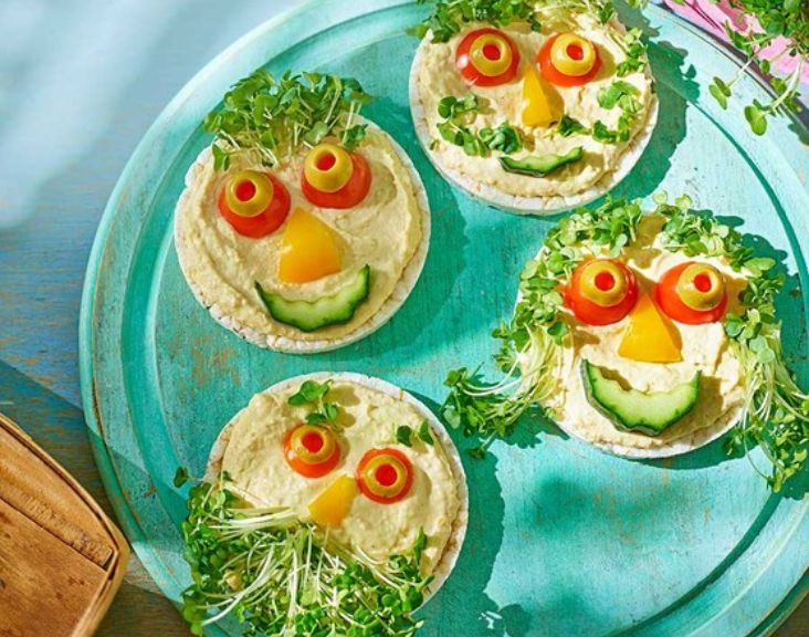 Rice Cake Cress Faces