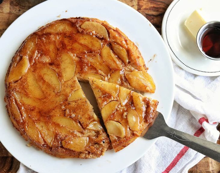 Upside-Down Apple Pancakes Recipe