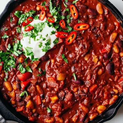 Vegan Chilli Recipe