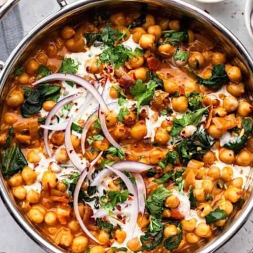 Chickpea and Spinach Curry Recipe