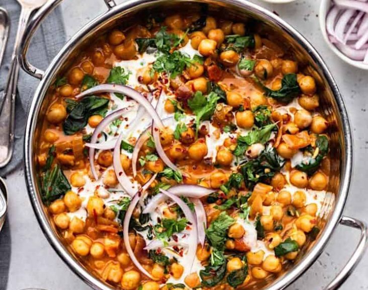 Chickpea and Spinach Curry Recipe