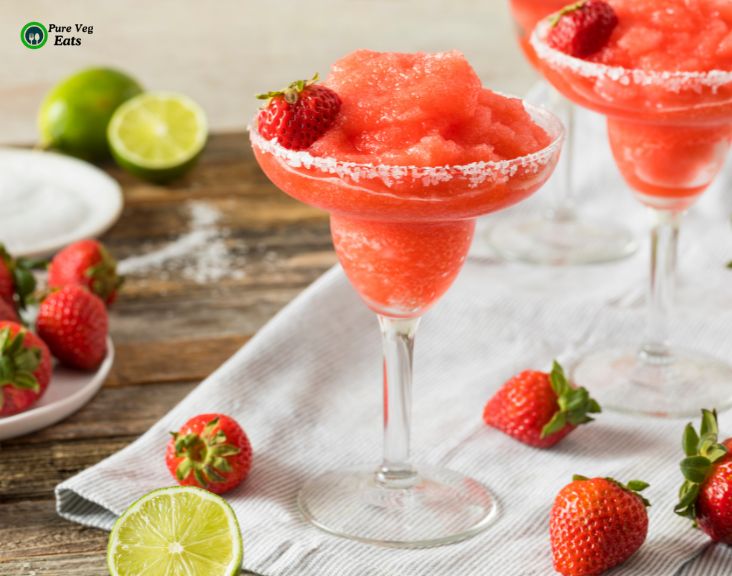 Non-Alcoholic Strawberry Margaritas Recipe