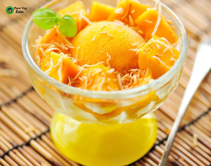 Mango Coconut Sorbet Recipe